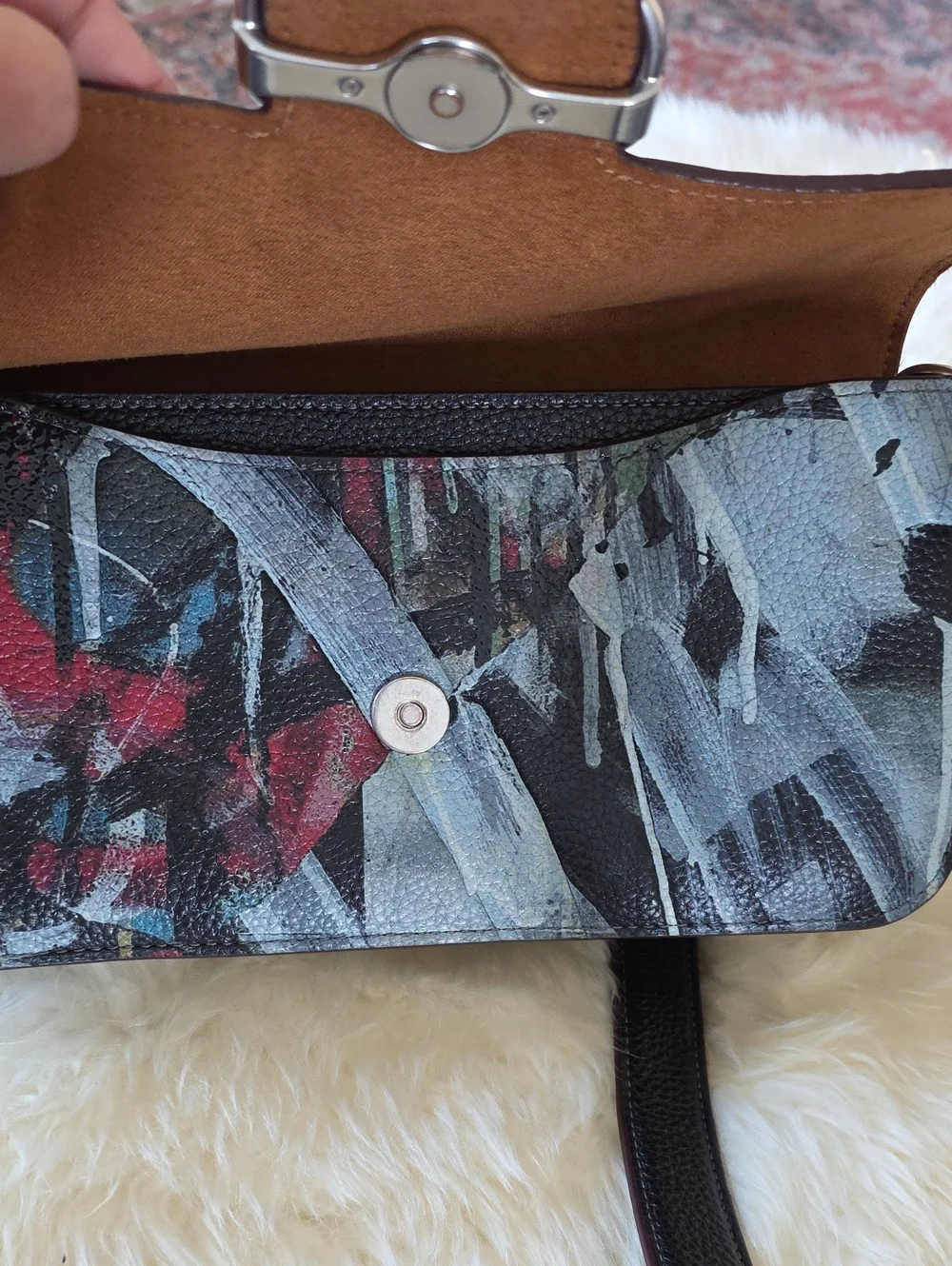 Fantastic Rare Coach X Mint + Serf Morgan Crossbody Bag 🖤🩶❤️🎁
